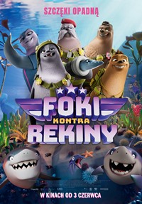 Plakat filmu Foki kontra rekiny